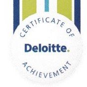 Deloitte certificate of achievement e1421220772398